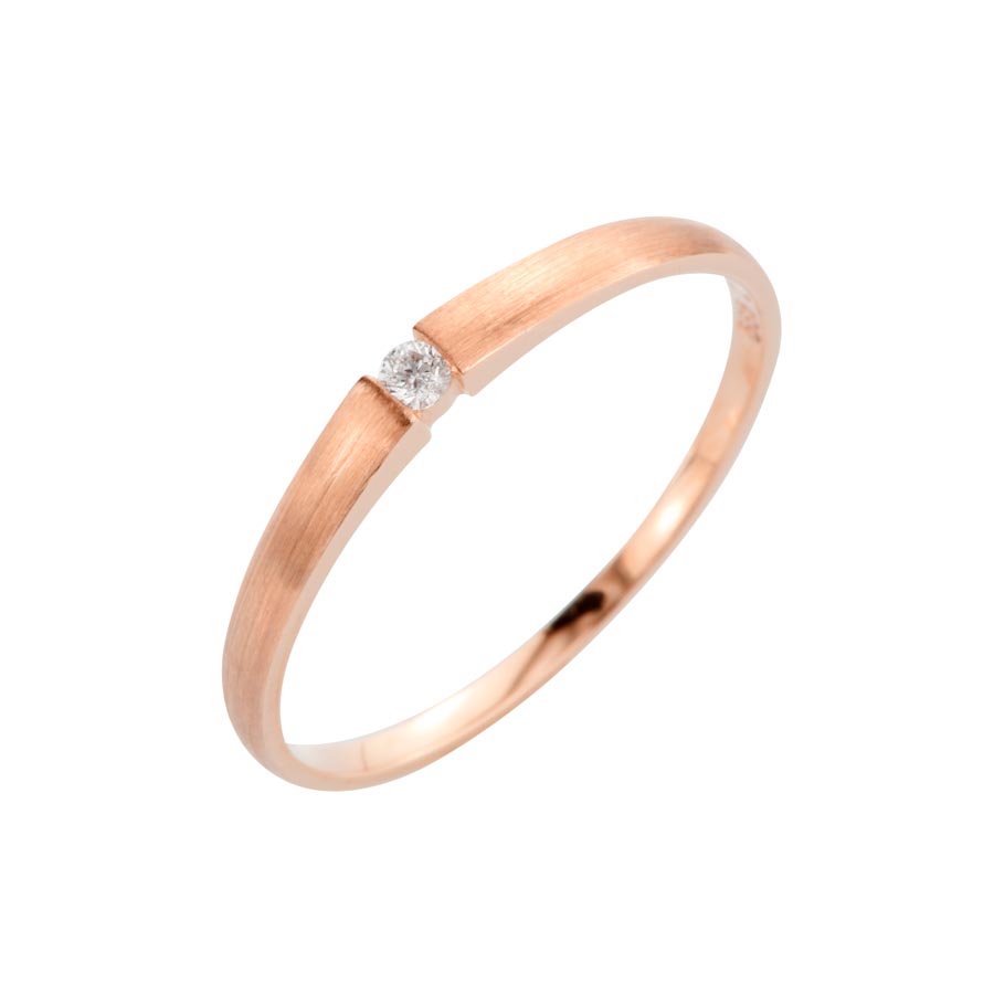 503228-5H20-001 | Damenring Rave 503228 585 Roségold, Brillant 0,030 ct H-SI<br>∅ Stein 2,0 mm <br>100% Made in Germany   361.- EUR   
